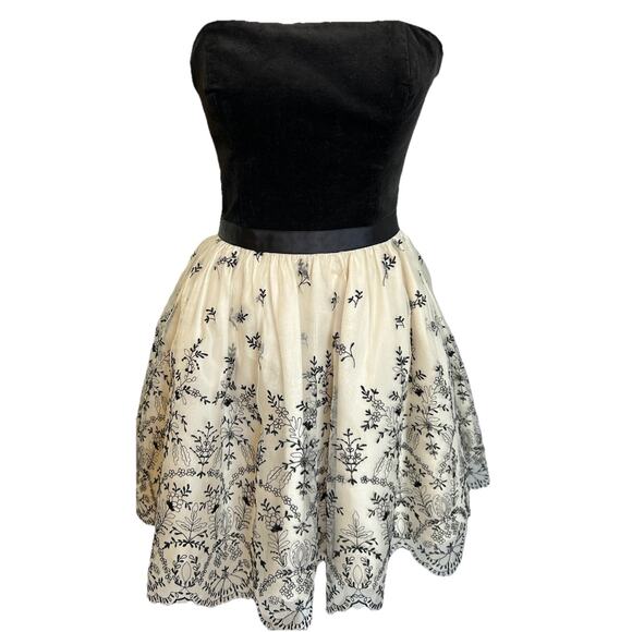 Vtg Y2K Betsey Johnson Cupcake Dress Tulle Fairy Corset Coquette Retro Prom 2 - Picture 16 of 16